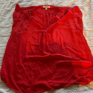 Chaus Vivid Red Women's Blouse